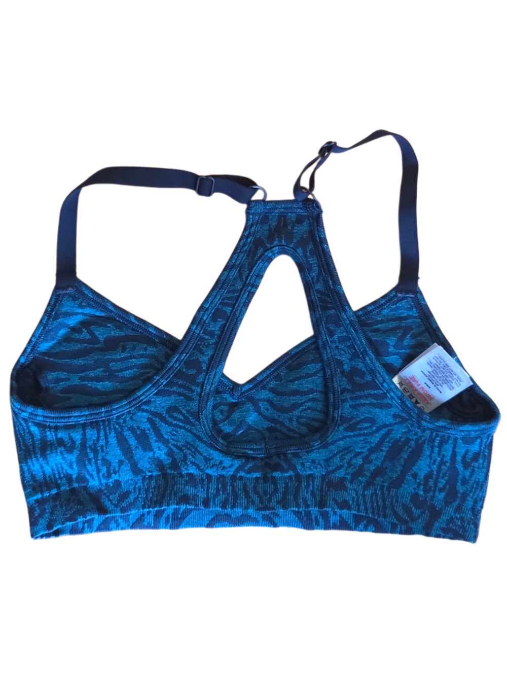 Gymshark Electric Blue Zebra Print Sports Bra & Leggings Set - Picture 4 of 11